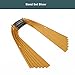 tetotak 1M/2M Slingshot Bands Heavy Duty Flat, 1.0/1.2/1.5/2.0mm Material Latex Rifle Gun Wrist Elastic Replacement Accessories Professional Hunting Catapult (0.9mm, 2M)