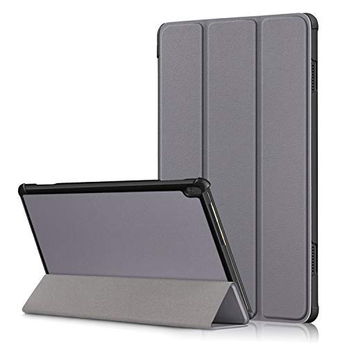 GylintLenovo Tab M10 HD TB-X505F Case, Smart Case Trifold Stand Slim Lightweight Case Cover for Lenovo Tab M10 HD TB-X505F TB-X505L / Lenovo Tab M10 10.1'' (TB-X605F) Gray