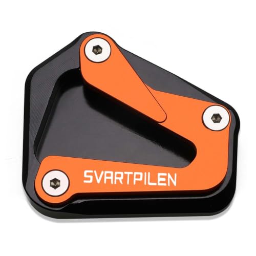 Plaque extension béquille Husqvarna Svartpilen 801 en aluminium usiné CNC