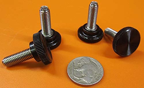 18-8 SS Plastic Head Knurled Thumb Screws FT 1/4-28 x .750" Length 10 Pcs