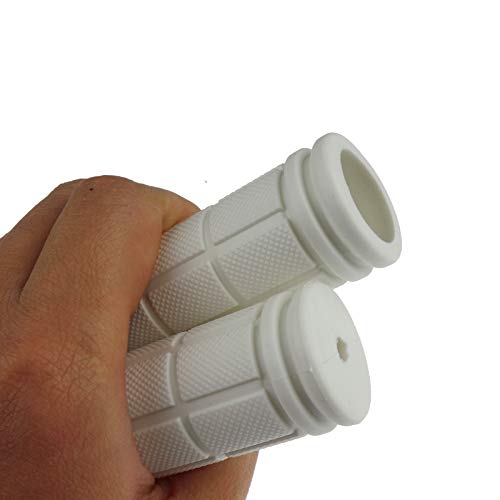 Kasteco 2 Pairs Bicycle Handle Bar Grips Mushroom Grips For Bmx/Road Mountain Bikes (White) #TOP2