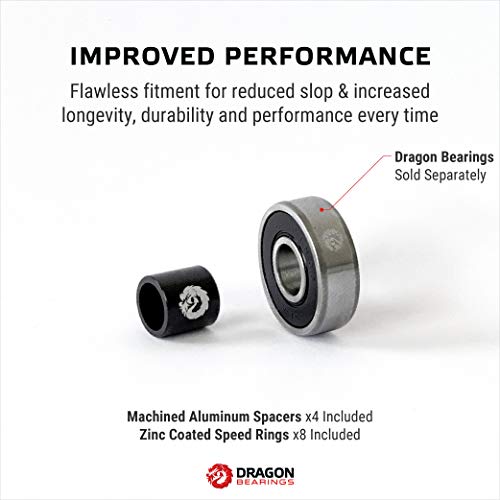 image for Fireball Dragon Precision Aluminum Spacers and Speed Rings Set for Ska