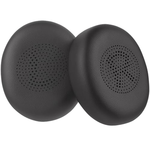Repuestos Almohadillas para Orejas Evolve2 65 Compatibles con Jabra Evolve2 65/65MS/65UC, Evolve2 40/40MS/40UC, Elite 45h Auriculares Inalámbricos (Negro)