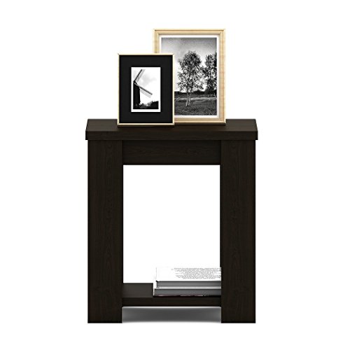 Image of Spacewood Bedside Table| Ruby | Engineered Wood Side Table Without Drawer | 3 Year Warranty | Vermount