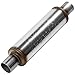 Flowmaster Flow FX Chambered Muffler – 2.25” Center In / 2.25” Center Out – Round Body – Moderate Sound – Stainless Steel – Affordable Performance for Modern Trucks, Muscle Cars & Daily Drivers, 71415