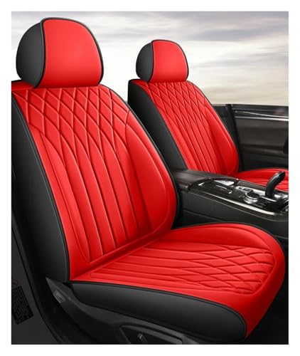 Fundas de asiento de coche de carcasa completa resistente al desgaste y transpirable en rojo