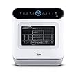 Midea ST 5.31 Mini Geschirrspüler 42cm freistehender Tischgeschirrspüler mit Wifi Control Spülmaschine 7 Programme 3 Maßgedecke Touch, 58 dB, mit/ohne Wasseranschluss benutzbar, Weiß