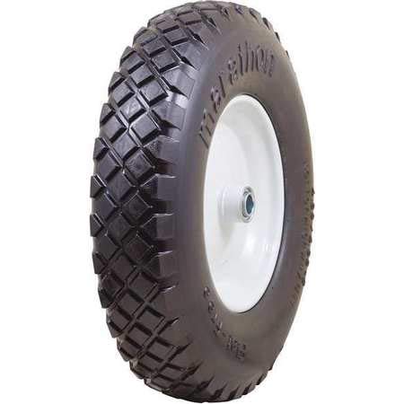 Solid Wheel, Knobby, 15-1/4" Dia, 3-3/4" W