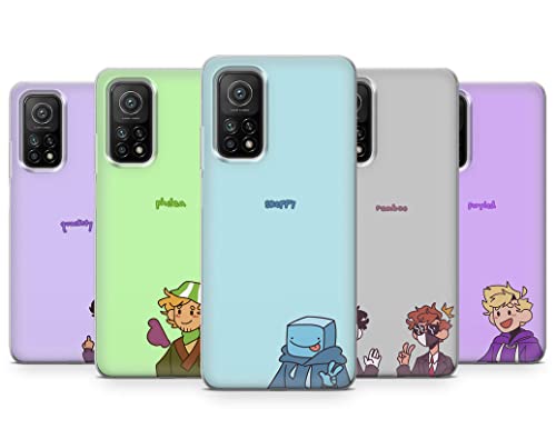 Stampa UV diretta Dream SMP - Cover per smartphone Huawei Skeppy Philza Ranboo viola Quackity Art per P40, P30, P20, P10, P9, Mate 40, Mate 30, Mate 20, Pro, X, Lite (design 3, Huawei P10 Lite)