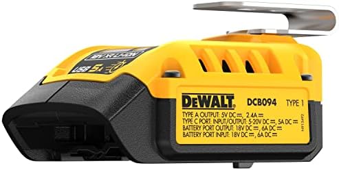 DEWALT 20V MAX 5 Amp USB Charging Kit