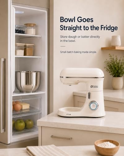 Image of Kitchen in the Box Stand Mixer, 3.5 QT Kitchen Electric Mixer for Baking