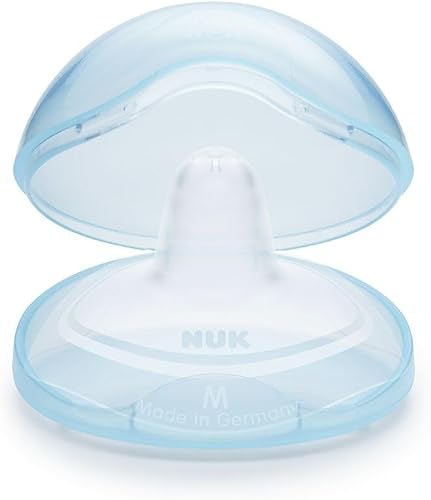 NUK Silicone Nipple Shield and Box, Medium