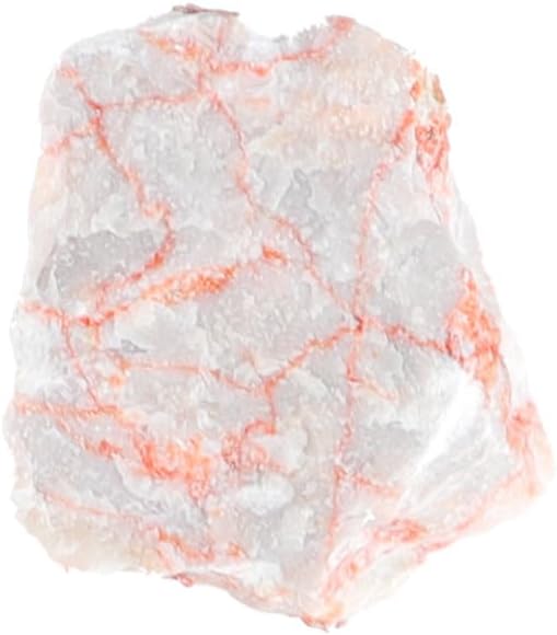 WHZHDMA Bulk Natural Crystal Rough Stone Natural Red Network Stone Crystal Rough Stone Ornaments Mineral Specimen Aromatherapy Diffuser Demagnetizing Stone Gravel Rocks Stones and Crystals