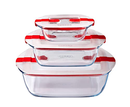 Pyrex 211PH00/7146 mikrowellengeeigneter Aufbewahrungsbehälter aus Glas, Kunststoff, transparent – Ansicht 3