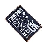 Panneau en étain rétro de bar : vous pouvez l'utiliser comme accessoire de photographie pour prendre des photos mémorables avec votre famille et vos amis, peinture en fer