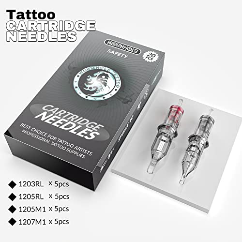 Image of Tattoo Kit Wormhole Rotary Tattoo Practice Machine Kit for Beginners Tattoo Cartridge Needles Tattoo Machine Kit with Tattoo Inks Power Supply Tattoo Pen Kit WTK162