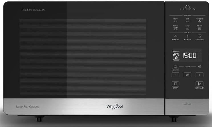 Whirlpool CMCP34R9 BL Micro-Ondes, Combiné Chef Plus : Amazon.fr