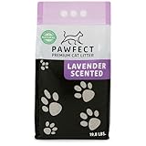 Lavender Scented Clumping Cat Litter – 17.2 lb / 9L, Dust-Free, Odor Control