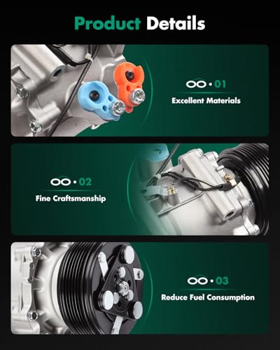 Image of SCITOO AC Compressor Pump 2001-2003 for Sebring 2.4L 2004-2006 Stratus 2.0L