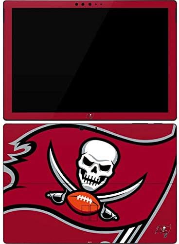 Skinit Tablet Decal Skin Compatible with Surface Pro 7 - Officially Licensed NFL Tampa Bay Buccaneers Large Logo Design