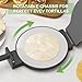 Tortilla Press 10 Inch- with 50pcs Parchment Paper and Dough Scraper-Quesadilla & Tortilla Makers, Homemade Mexican Tortillas, Roti, Burritos (Black, Cat)