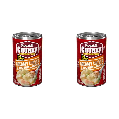 Image of Campbell's Chunky Soup, Creamy Chicken and Dumplings Soup, 18.8 Oz Can (Pack of 2)