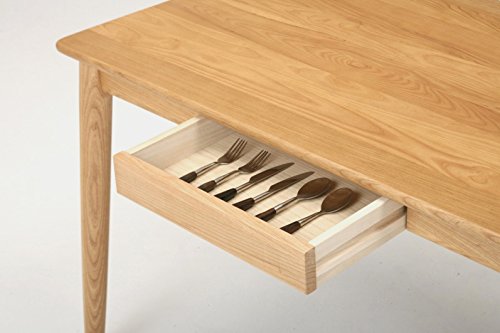 Amazon｜ミキモク ダイニングテーブル サライ ナチュラル 75x70cm DT 