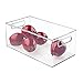 Lifetime Appliance Parts UPGRADED Clear Organizer Storage Bin with Handle Compatible with Kitchen I Best Compatible with Refrigerators, Cabinets & Food Pantry - 10
