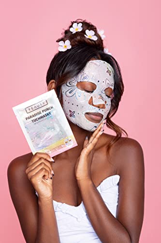 Tuchmaske Yeauty Paradise Punch mit 2 Phasen Baumwollschicht