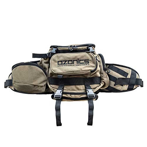 Ozonics Kinetic Pack - Modular Backpack System For Hunting - Quiet Soft-Touch Material - Padded Shoulders & Adjustable Straps - 1,300 Cubic Inches Storage With Zippered Pockets & Compression Straps #TOP1