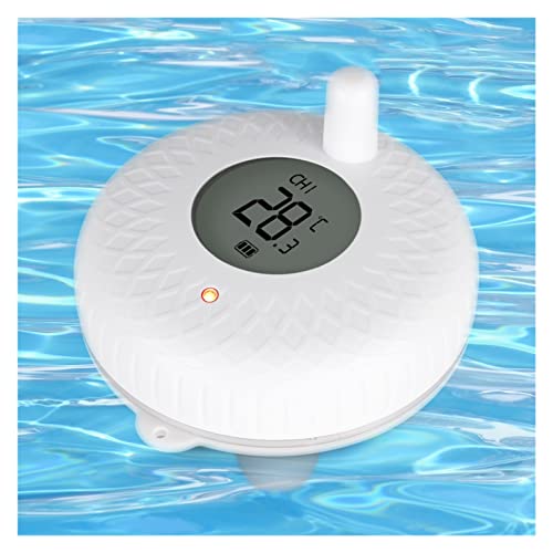 Wireless Pool Thermometer Wireless Indoor Outdoor Floating Pool Thermometer For Swimming Pool, Bath Water, Spas, Aquariums & Fish Ponds Floating Easy Read #TOP3