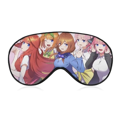 五等分の花嫁 アイマスク キャラクター アニメ アイマスク 睡眠用 かわいい 睡眠改善 遮光 柔らかい 眼精疲労 目元疲労回復 安眠マスク 圧迫感なし 子供 男女兼用 ギフト