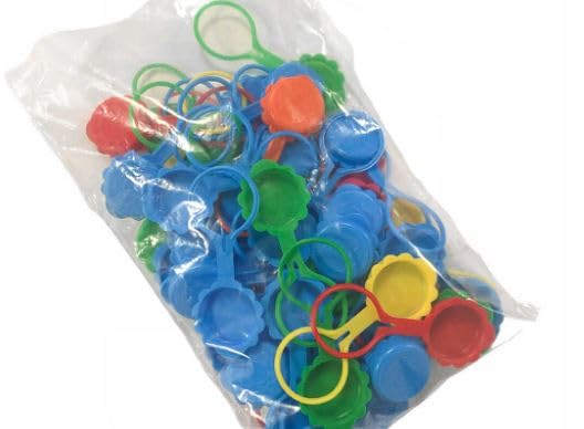 20 Tappi Per Bottiglie Con Collarino - Misura Universale Colorati Misti Per Riciclare - Foto 12