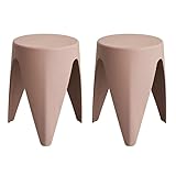 【Conception haut de gamme】Construit avec un matériau PMMA de qualité supérieure, capacité de charge maximale de 300 lb. Nos tabourets sont robustes et solides pour un usage quotidien. La finition naturelle et lisse, les coins arrondis, protègent votre famille des rayures, en particulier les enfants. Le coussinet silencieux antidérapant est intégré au fond, qui est ferme et ne tombera pas.