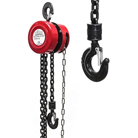 Polipasto manual de cadena 1000kg con cadena 3m Cover