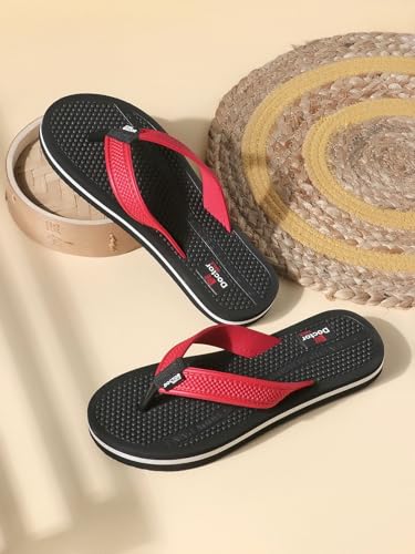 Image of Duosoft Flip Flop for Women | Soft Comfortable | Breathable | Fashionable | Stylish | Trendy | Super Soft | Lightweight | Anti-Slip Sole | Indoor & Outdoor |DW-35-Green