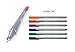 Staedtler Triplus Fineliner Pens 6 Color in Case, 0.3mm, Metal Clad Tip, Assorted