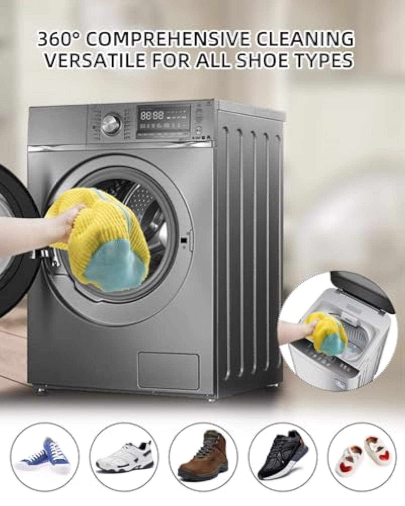 Shoe Washing Machine Bag, Reusable Laundry Shoe Bag
