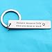 Gifts for Boyfriend from Girlfriend Long Distance Relationships Friendship Gifts Military Keychain Distance Means So Little When You Mean So Much Keyring for Birthday Anniversary Christmas Gifts