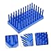 HOLIDYOYO 1pc Plastic Test Tube Drying Rack Detachable Test Tube Holder Stand for Laboratory Use Lightweight and Space-Saving Design for Scientific Research and Industrial Applications