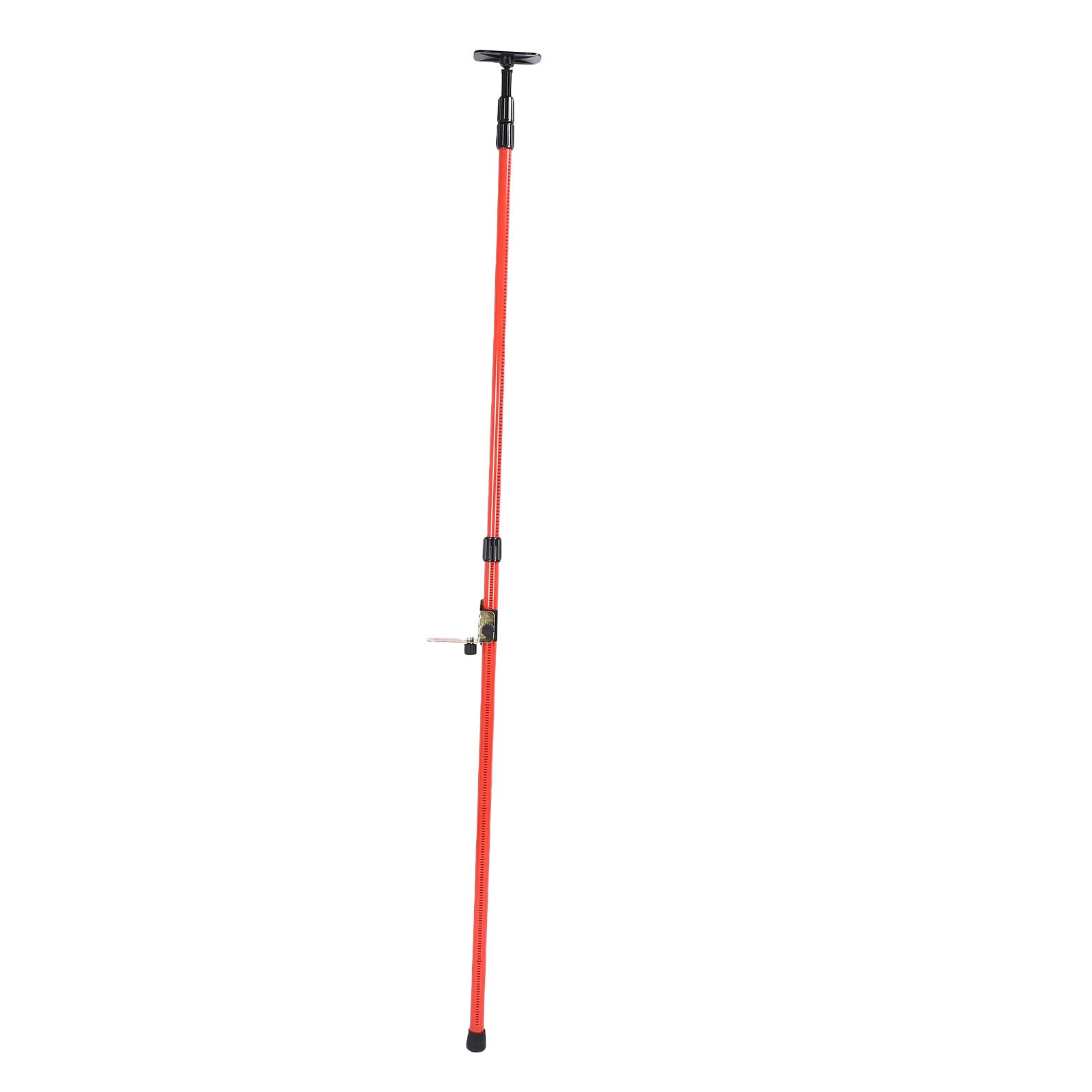 Jeffergarden Tyczka Pozioma, Teleskopowa, Regulowana, 300 Cm, z Adapterem 6 Mm i 15,2 Mm do Poziomowania Kamer i Projektorów, Solidna, Antykorozyjna Powłoka ze Stopu żelaza