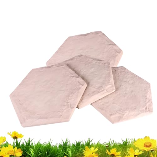 Piedras Para El Jardín: Adoquines Decorativos Del Patio, Elegantes Pasos De Césped | Losas De Caminos De Paisajismo Al Aire Libre, Piedras Duraderas De Senderos, Elegantes Adornos De Jardín En El Pati