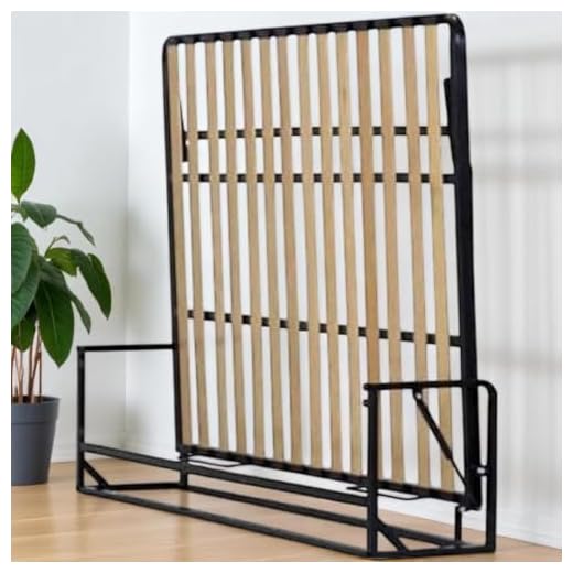 Wallbedking - Lit Escamotable 2 Personnes - 190cm x 140cm - Lit Mural Rabattable - Horizontal - Classique