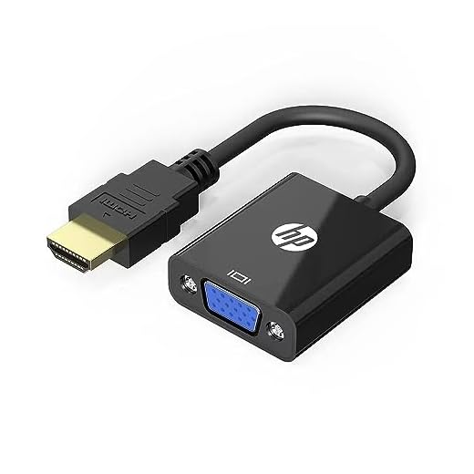 Cabo Adaptador HDMI para VGA HP Preto DHC-CT500 BK - resolucao 1920x1080-8WW49AA