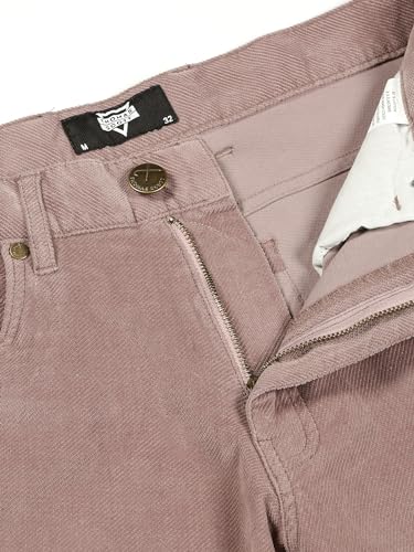 Image of Thomas Scott Men Mid Rise Slim Fit Corduroy Chino Pants