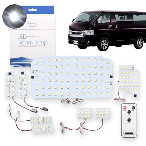fcl. ハイエース200系 LEDルームランプ ホワイト 16段階調光