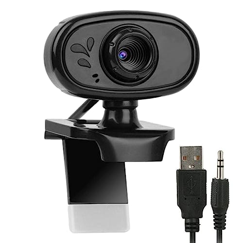 Linsition Computerkamera, Webkamera mit Mikrofon, Full HD 480P | USB HD Clip Computer Webkamera für Laptop, Konferenzen, Videoanrufe, Streaming, Plug and Play