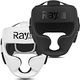 Raytos Boxing Headgear for Men Women – Professional Lightweight Open Face Head Guard, Breathable Protection, Secure Fit for MMA Muay Thai Kickboxing Sparring Training(2-Pack)