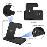 FDGAO 3 in 1 Wireless Charger 15W Wireless Charging Stand Station Foldable for Samsung Galaxy S25/S24/S23/S22/S21/S20 Ultra/S10/S9,Note20/10, Galaxy Buds, Galaxy Watch7/6/5 Pro/5/4/3/Active 2/1 - Image 7