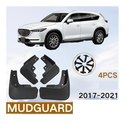 Bavettes pour Auto CX-8 2017-2024 Éviter Impact Gravillon et Boue - 6